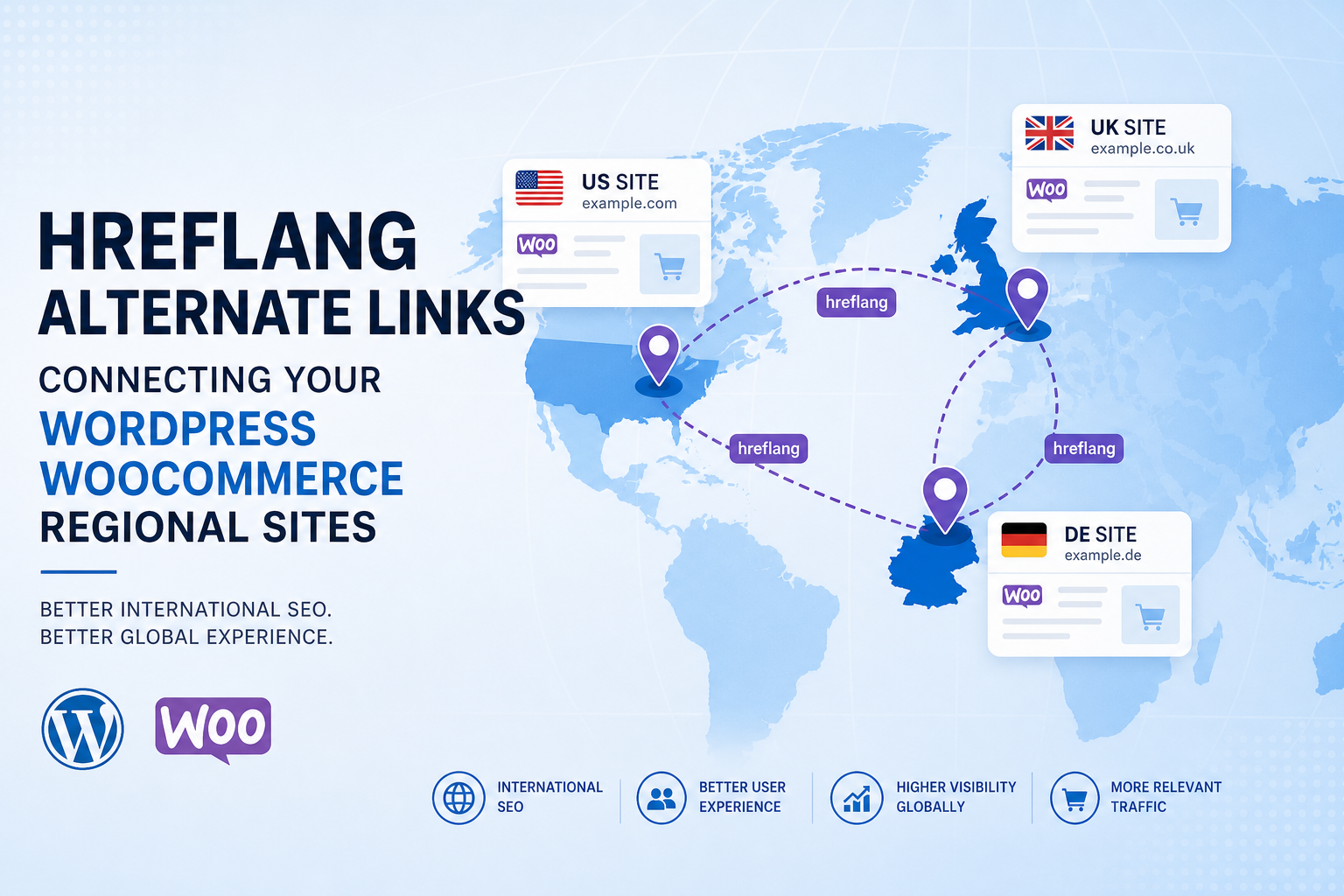 Hreflang alternate links for WordPress multilingual WooCommerce store