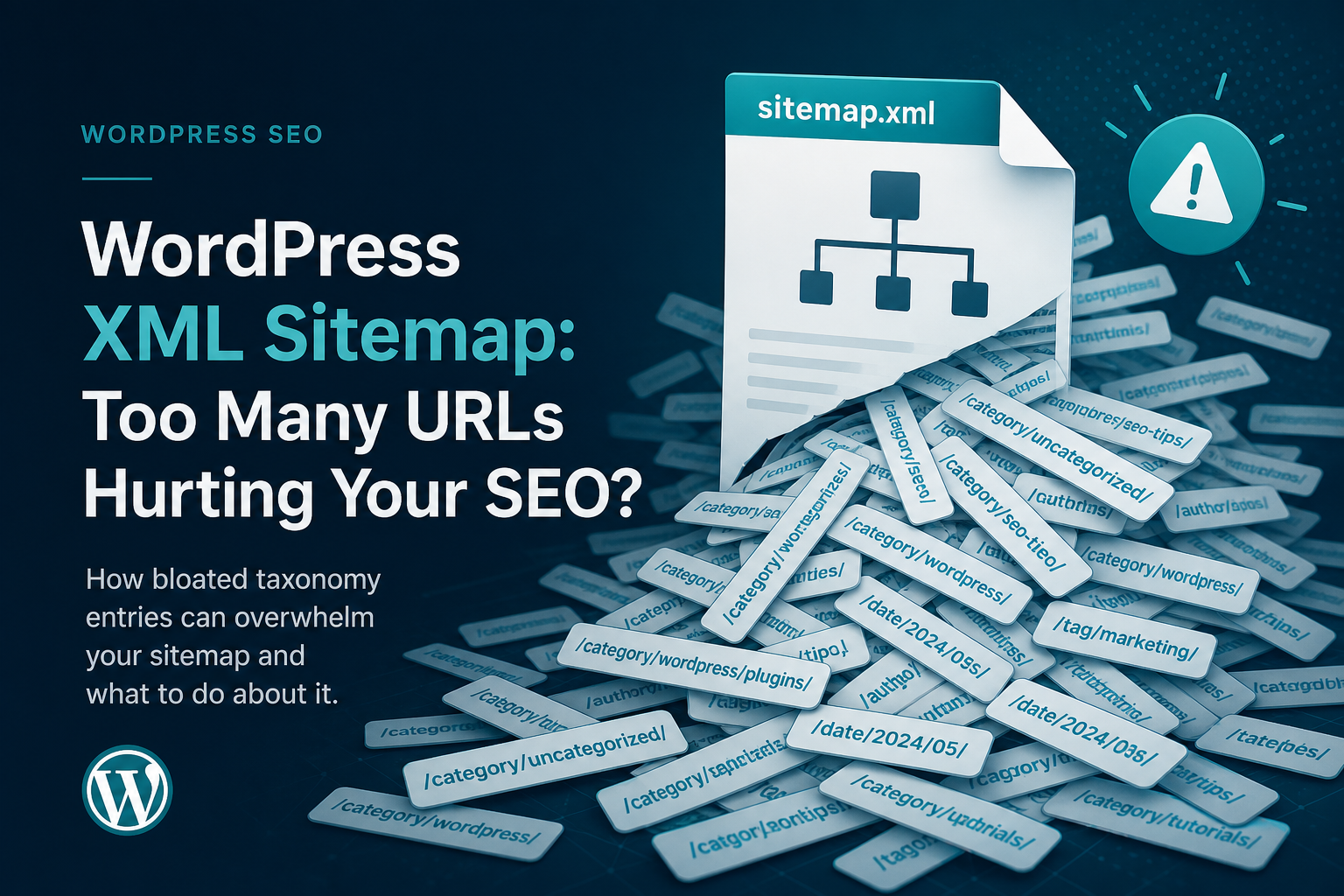 WordPress XML sitemap bloated with unnecessary URLs